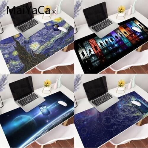 MaiYaCa Doctor Who wallpaper Beautiful Anime Mouse Mat Gaming Mouse Pad Large Deak Mat for overwatch/cs go/world of warcraft
