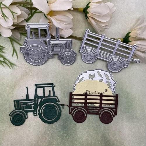 Farm tractor Metal Cutting Dies for DIY Scrapbooking Album Paper Cards Decorative Crafts Embossing Die Cuts