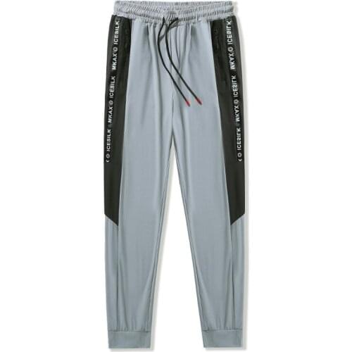 2021 New Fashion Men Pants Casual Summer Cool Sweatpants Male Trousers Breathable Black Pants Mens Clothing Big Size 8XL 7XL