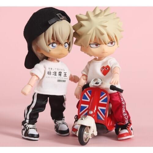 Obitsu11 clothes Sports pants letter fashion Leisure pants dolls pants PICCODO、1/12 BJD GSC pants 17 colors