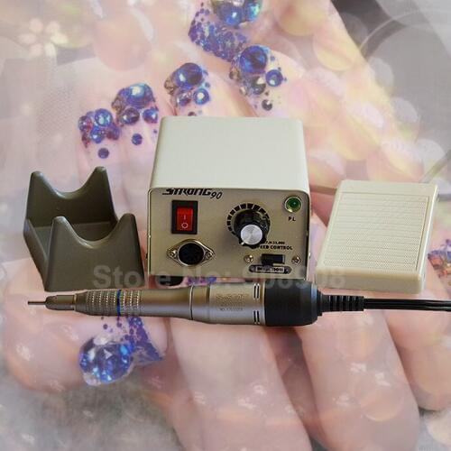 35000rpm Straight Nosecones DC 30V E102S E-Type Motor Strong 90 Iron Micromotor for Dental Lab Nail Drill File Manicure Pedicure