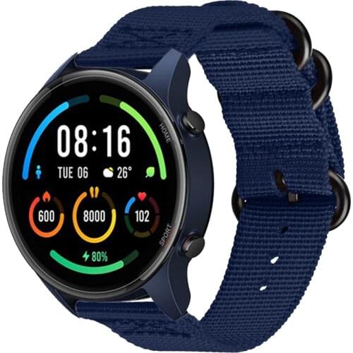 For Xiaomi MI Watch Color Sports edition Strap Nylon Quick Release Watchbands Sport 22mm Wrist Band For Realme Watch S Bracelet