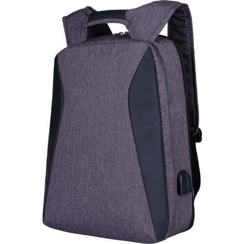 XQXA One Backpack Two Styles Laptop Bag 17" Inches Business Backpack With USB & Earphone Interface Cables Teenager School Bag