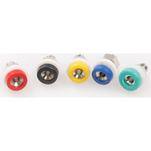 Brand New 2mm Banana Plug Set ABS Black Red Yellow Green Blue for Connecting 2mm Banana Plug