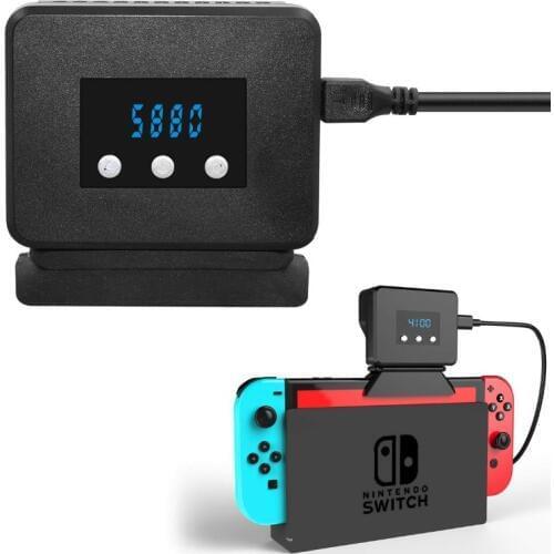 Top Radiator Base Cooling Fan Cooler Heat Sink With Temperature Display for Nintendo Switch Console Nintend Switch Accessories