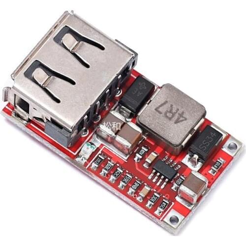 1PCS Fine 6-24V 12V/24V To 5V 3A CAR USB Charger Module DC Buck Step Down Converter 12v 5v Power Supply Module