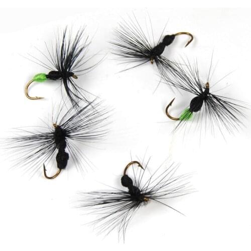 10Pcs #10 Insects Flies Fly Fishing Lures Bait High Carbon Steel Hook Fish Tackle with Super Sharpened Crank Hook Perfect Decoy
