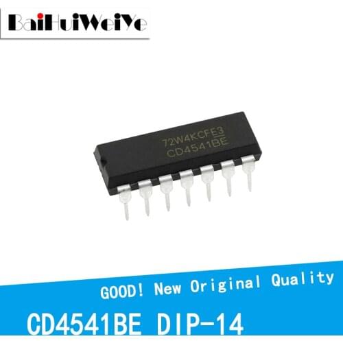 10PCS/LOT CD4541BE CD4541 4541BE DIP-14 New Original IC Good Quality Chipset In Stock DIP14 Operational amplifier