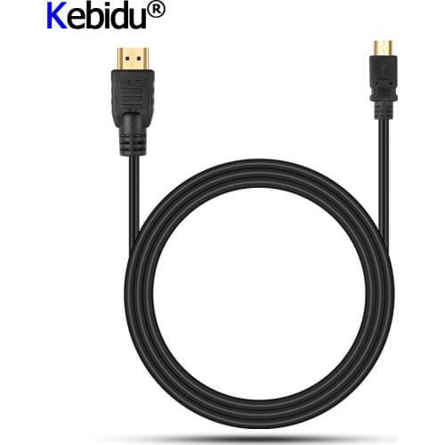 1080P 1.5m Micro USB To HDMI-compatible Cable HDTV Adapter Black For MHL For Samsung Galaxy S2 NOT For S3 S4 S5 HTC LG Sony