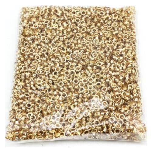 400 Sets 4.5mm Rose gold Tone Shoelace Eyelets Garments Grommets Shoes Supplies High Quality Sewing Crafts Accessories