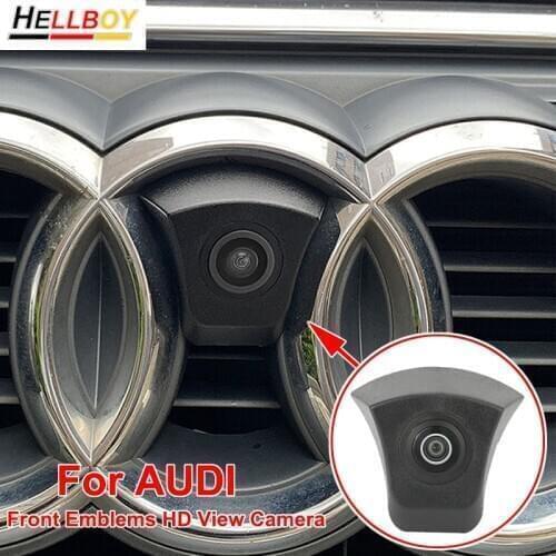HD View Camera Car Front Emblems For AUDI A3 S3 8V 8P A4 S4 B8 B9 A5 S5 A6 S6 C6 A7 A8 TT TTS Q3 Q5 SQ5 Q7 Auto Accessories