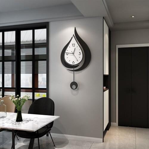 MEISD Waterdrop DIY Design Watch Creative Quartz Wall Stickers Clock Pendulum Home Decor Living Room White Horloge Free Shipping