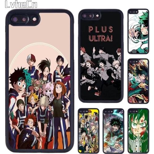 LvheCn My Hero Academia Boku No Hero Phone Case For iPhone 5 SE 6s 7 8 Plus 11 12 Pro X XR XS Max Samsung galaxy S7 S8 S9 S10