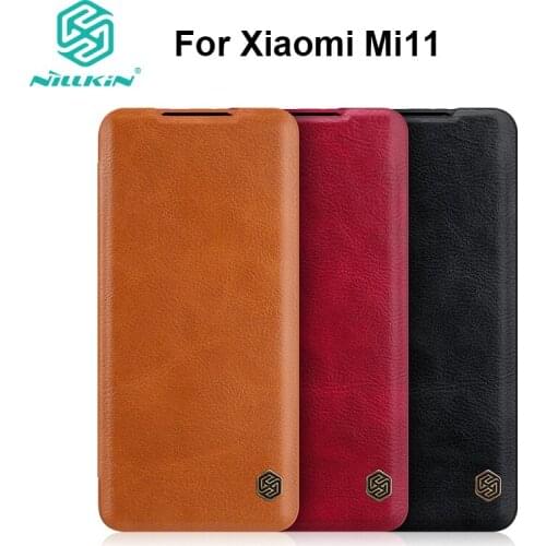 For Xiaomi Mi 11 Case NILLKIN Vintage Flip Cover wallet PU leather PC back cover for Xiaomi Mi 11 case 6.81