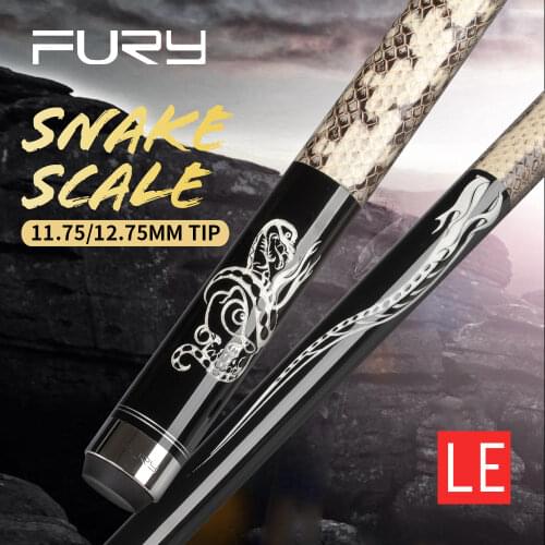 Original FURY LE Billiard Pool Cue North American Maple Billiard Cue Kit 11.75mm 12.75mm Tip Cue Leather Grip Stick with Case