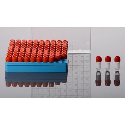 0.5/1.5ml 2D frozen tube external swivel stand concave cover orange no QR code