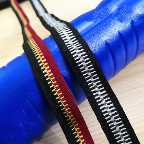 1.5cm (1 meter/lot) Printed zipper pattern grosgrain Ribbons DIY Handmade Supplies Decoration Sewing Clothing Accessories Ribbon