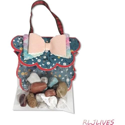 Bag Topper Metal Cutting Dies DIY Scrapbooking Card Stencil Paper Craft Handmade Album Handbook Decoration