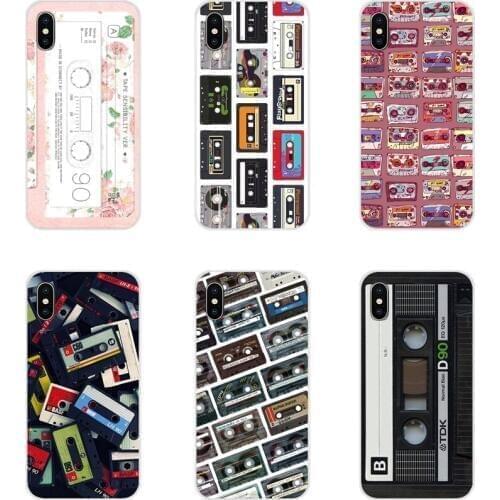 Fashion Case For Samsung Galaxy J1 J2 J3 J4 J5 J6 J7 J8 Plus 2018 Prime 2015 2016 2017 vintage Magnetic tape Cassette audio tape