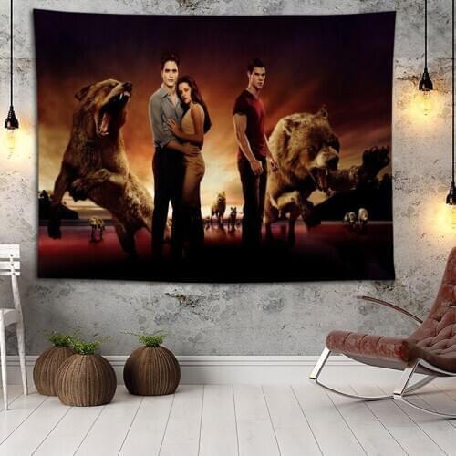 Twilight Wall Hanging Tapestry Boho Decoration Home Decor Tapestries Custom Logo For Party Festival Gifts Wall Carpet