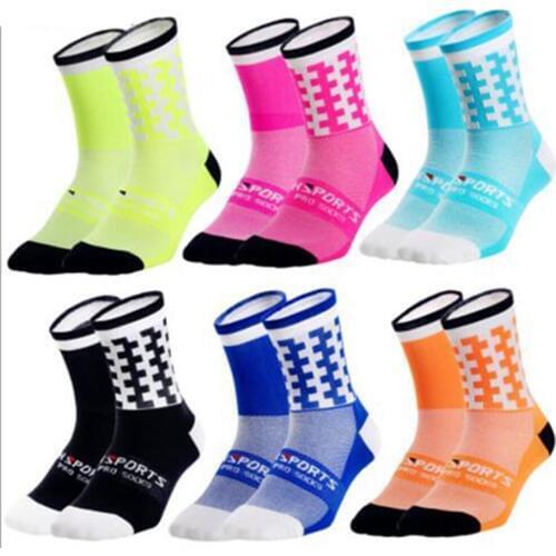 Outdoor Sports Men Women Coolmax Cycling Socks Breathable Basketball Running Football Socks