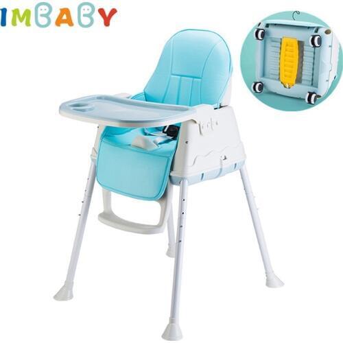 IMBABY Baby Dining Chair Children Dining Chair High Chair For Kids Baby Dining Feeding Chair Table Adjustable Dinner Table