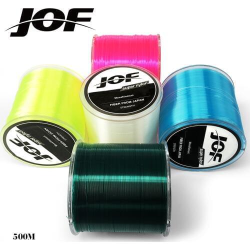500m JOF Fishing Line Nylon Super Strong Japan Monofilament Fishing Line 5 LB-30 LB