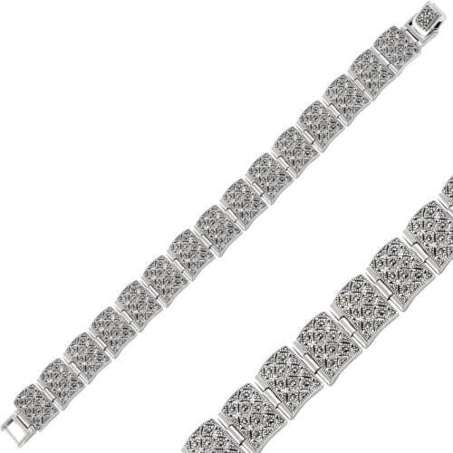 Silverlina Silver Marcasite Sterling Bracelet