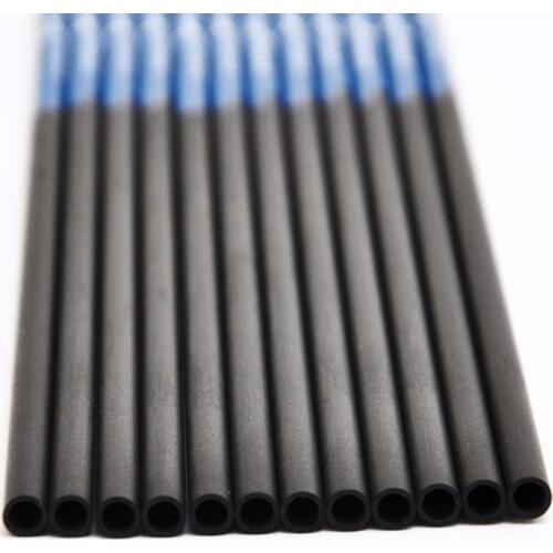 Archery Spine 400 500 600 700 800 900 1000 30 Inch Carbon Arrow Shaft ID4.2mm Compound Recurve Bow Longbow Hunting 12PC