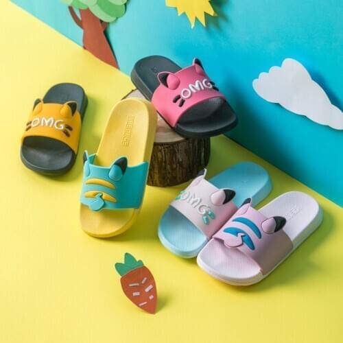 Slippers Household Female Summer Non-Slip Indoor Bathroom Children Cute Universal Bath Ins Male House Slippers Mens Shoes