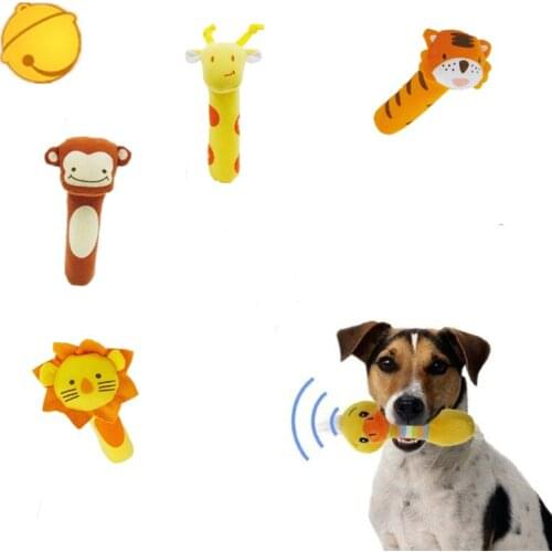 Funny Dog Toys Stuffed Dog Sustainability Chew Cat Toys Squeak Noise Made Lovely Pet Toy Dog Plush Toy Duck Pig Deer 23