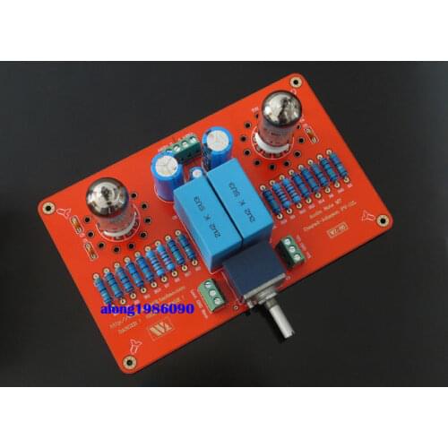ZEROZONE Hifi Stereo 12AU7 Tube Preamplifier Board Base On Conrad Johnson PV-12AL L12-42