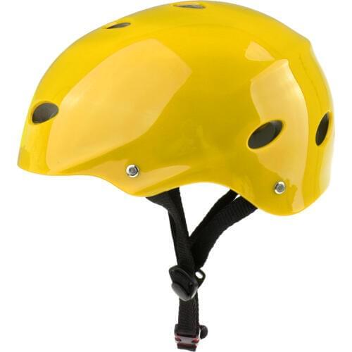Yellow Water Sports Safety Helmet for Wakeboard Kayak Canoe Boat Surfing