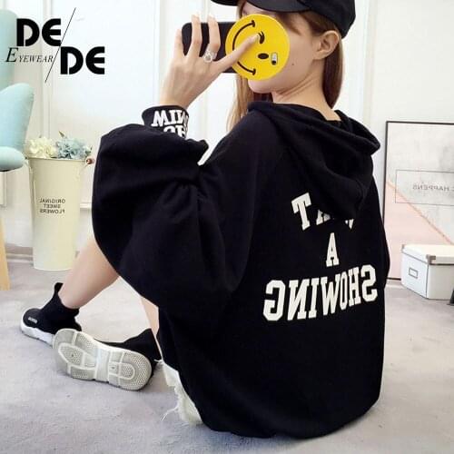 Women Clothes Korean Hoodie Hooded Pullovers Puff Sleeve Sweatshirt Women Thin Yellow Hoodie Loose Sweatshirt female