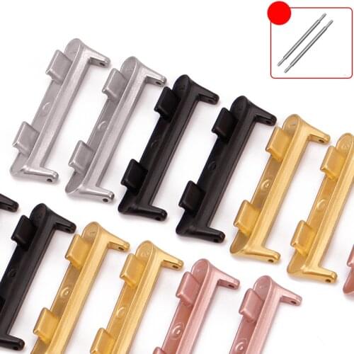 2pcs stainless steel Adapter For OPPO watch band 41MM 46MM Metal Connector for OPPO smartwatch strap accessories