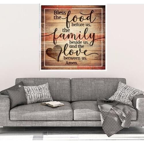 2020new 3d diamond painting full food family love diamond art kit diy diamond mosaic sale decortion home livingroom wall sticker