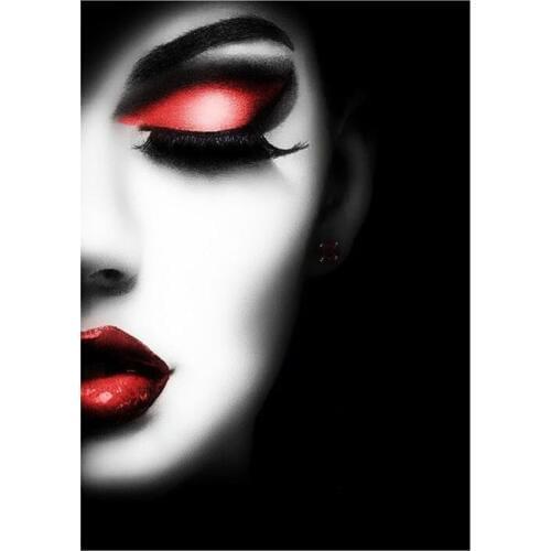 Diamond embroidery character half Girl Diamond Embroidery Cross stitch DIY diamond Well drilling Home Decoration Christmas gift