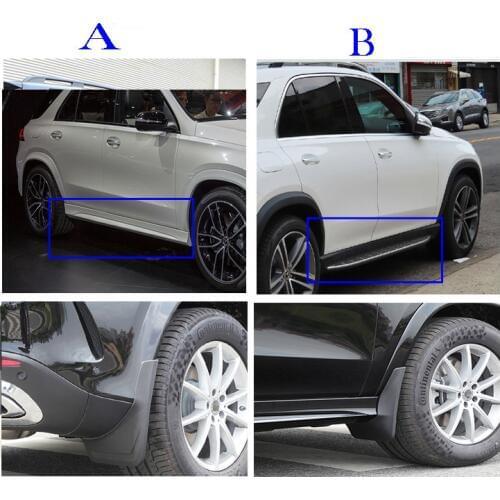 For Mercedes-Benz GLE-Class V167 GLE350 450 2019-2020 Mud Flaps Splash Guards Fender Mudguard Car styling 4PCS