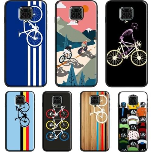 Mountain Bike Cycling art Case For Xiaomi Redmi Note 10 Pro 7 8 9S 8T Note 9 Pro Back Cover For Redmi 9A 9C 9T 7A 8A