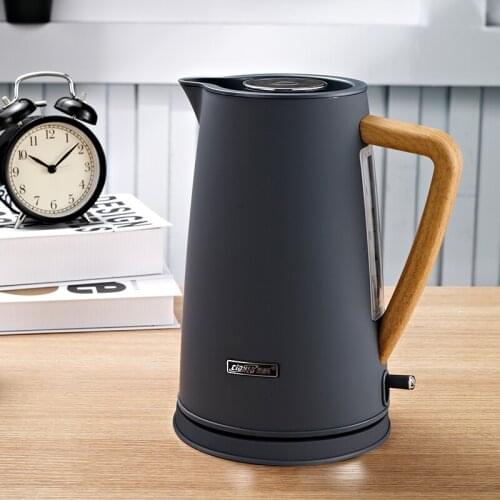 European Style Kettle Automatic Power Off Retro Household Electric Kettle Stainless Steel 1.7L Czajnik Kitchen Utensils EB50WK