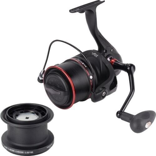 Hiumi Saltwater Surf Spinning Fishing Reel 13 Stainless Steel Shielded Bearings Powerful Baking Finish Body 4.11 Gear Ratio