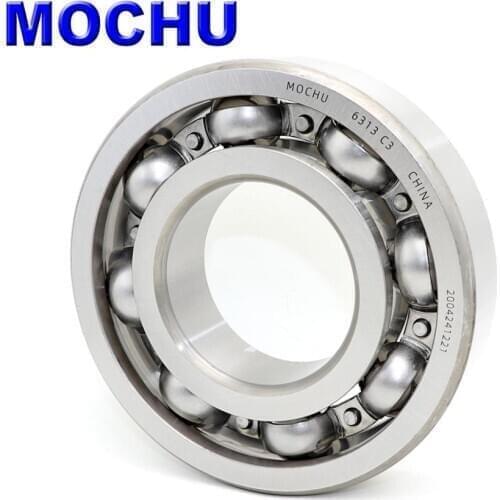 MOCHU 6313 C3 P5 65X140X33 6313 Bearing ABEC-5 Open Single Row Deep Groove Ball Bearings Metric C3 Clearance Steel Cage
