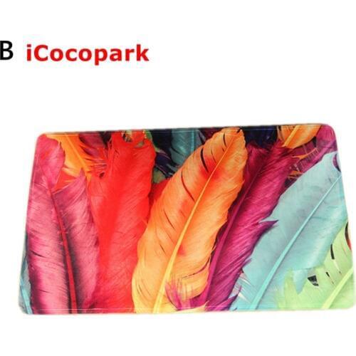 NiceRug Rinbow Feather leaves Non-Slip mats entrance door child living room bedroom bathroom carpet doormat