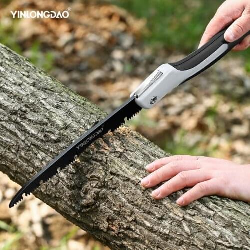 Folding SK5 Hacksaw Blade Three-Side Grinding Hand Saw, Household, Garden Logging Saw, Outdoor Camping Tool For Wood