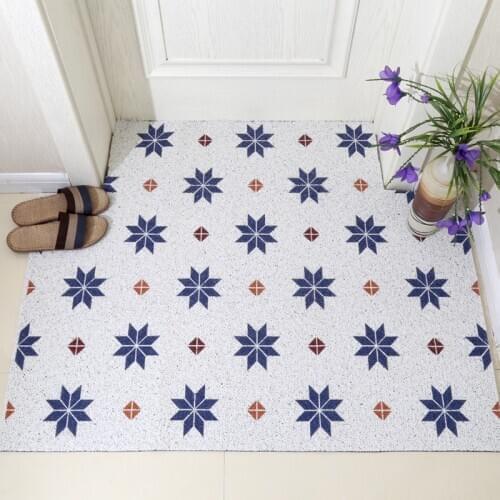Cuttable PVC Door Mat Carpet Hallway Bedroom Bathroom Living Room Entrance Doormat Custom Non-slip Dust-proof Floor Mats Carpet