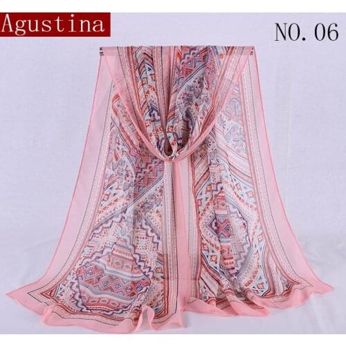 Chiffon Lattice printing shawl scarf for women designer brand luxury women headscarf pashmina scarves stoles shawls and wraps