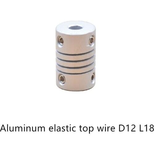 Aluminum Alloy Flexible Shaft Coupling Screw Driving D12 L18 CNC Stepper Motor Coupler Connector DIY 3D Printer Accessories