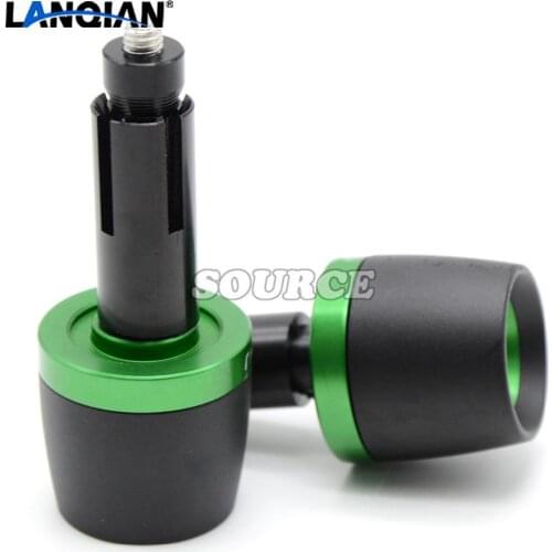 Universal 7/8'' 22 mm CNC motorcycle handlebar ends hand bar Grip ends FOR Kawasaki Z1000 Z1000SX ZZR1200 ZZR1400 z800