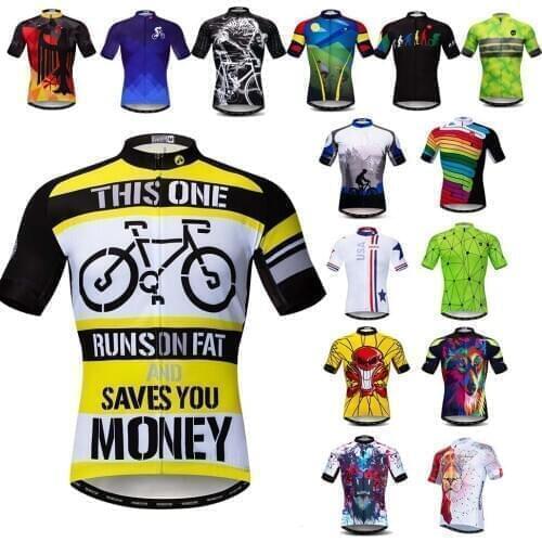 Cycling Jersey Men Short Sleeve Bicycle Jersey MTB Bike Jersey Summer Clothing Racing breathable Cycling Shirt Maillot ciclismo