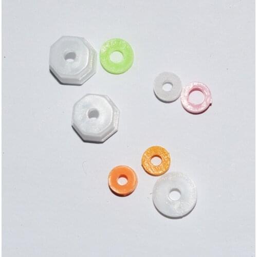 100pcs plastic Bushing axle sleeve rc car robot ship four six axis aircraft diy toys parts model accessories baby toy for child